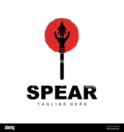 Spear Logo, Long Range Throwing Weapon Target Icon Design, Product And ...