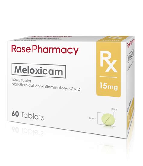 Meloxicam 15mg Tablet - Rose Pharmacy Generics - Rose Pharmacy Medicine Delivery