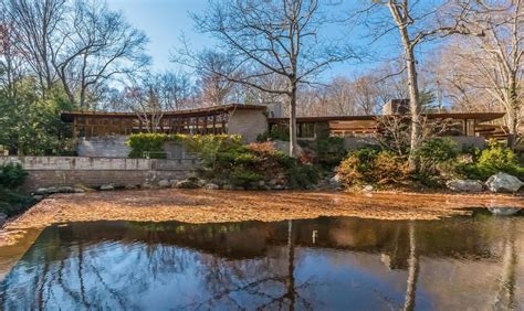 Own Frank Lloyd Wright's horseshoe-shaped ‘Tirranna’ home in New Canaan, CT for $8M | 6sqft