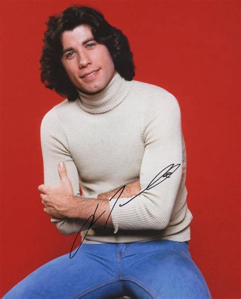 Lot - John Travolta Welcome Back Kotter signed photo