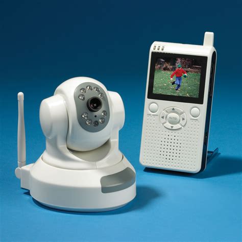 The Wireless Remote Controlled Pan And Tilt Surveillance Camera - Hammacher Schlemmer