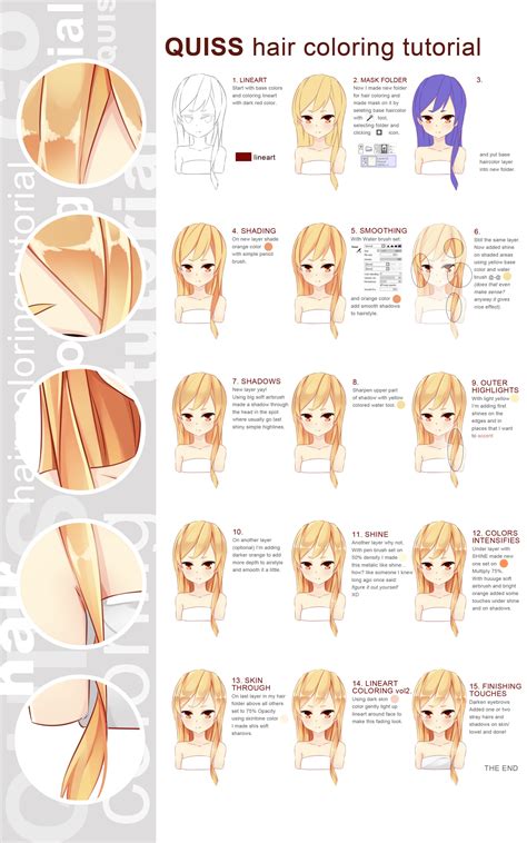 Hair coloring tutorial by Quiss on DeviantArt