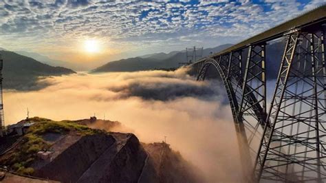 Chenab Bridge: Indian Railways shares stunning pictures of the world's highest rail bridge ...