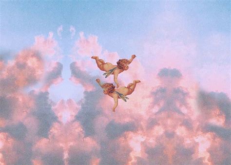 Angels in the sky Painting by Johnnie Art - Pixels