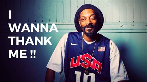 I wanna Thank me ! | Snoop Dogg Speech - YouTube