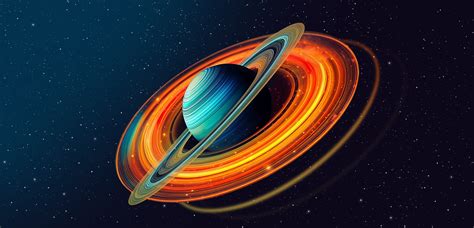 Colors Of The Rings Of Planets