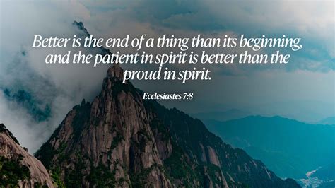 Ecclesiastes 7:8 | worldchallenge.org