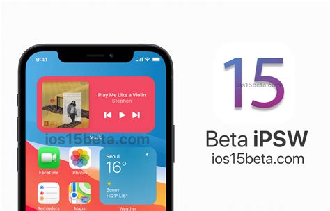 iOS 15 Beta Download Direct Links (IPSW) - AppleOS Beta Download