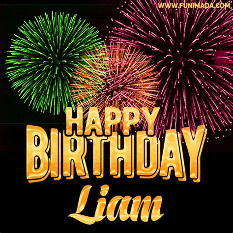 Wishing You A Happy Birthday, Liam! Best fireworks GIF animated ...