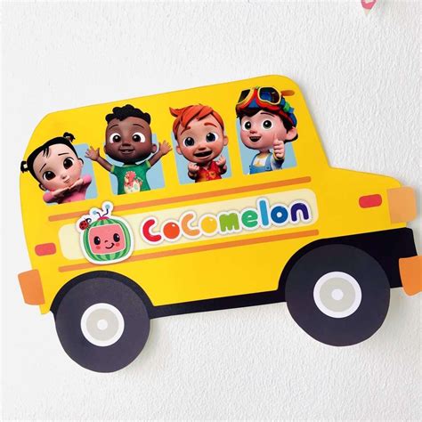 Cocomelon Bus Printable - Printable Word Searches