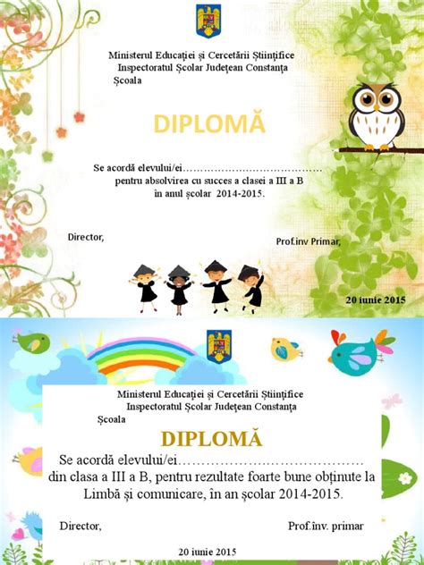 Modele Diplome III | PDF