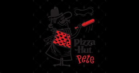 Pizza Hut Pete - Light - Pizza Hut Pete - Sticker | TeePublic