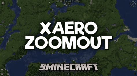 Xaero Zoomout Mod (1.21.1, 1.20.1) - Reduces Minimum Zoom of World Map - 9Minecraft.Net