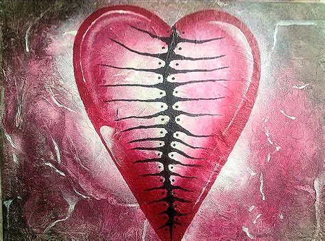 Broken heart Painting by Zohra Boelhouwers