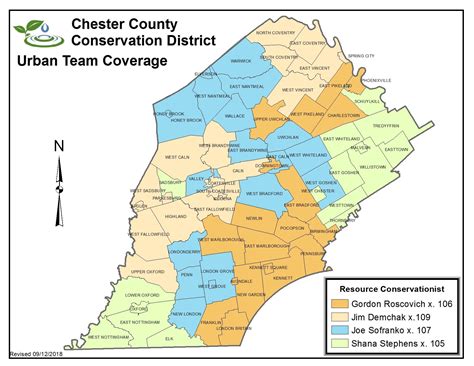 Urban Team Municipality Coverage | Chester County, PA - Official Website