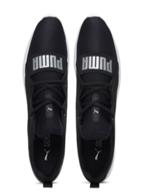 Buy Puma Black Logo Printed Running Shoes - Sports Shoes for Unisex ...