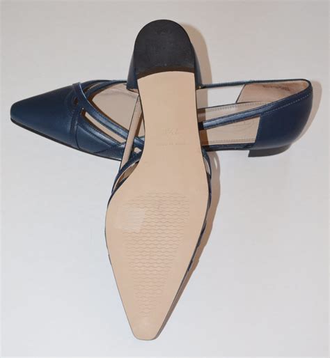 Talbots Navy Blue Vintage Women's Flat Shoes Size 7.5N