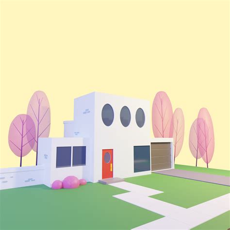 I made the Powerpuff girls house : r/blender