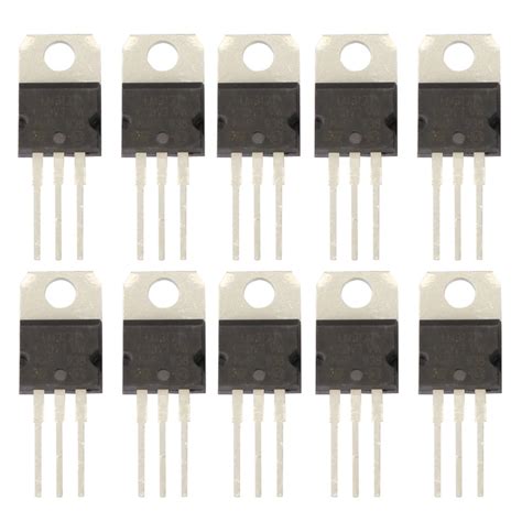 Winnereco 10Pcs LM317T LM317 1.2V to 37V 1.5A Adjustable Voltage ...