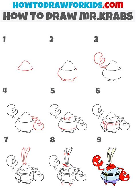 How to Draw Mr. Krabs: Step-by-Step Guide