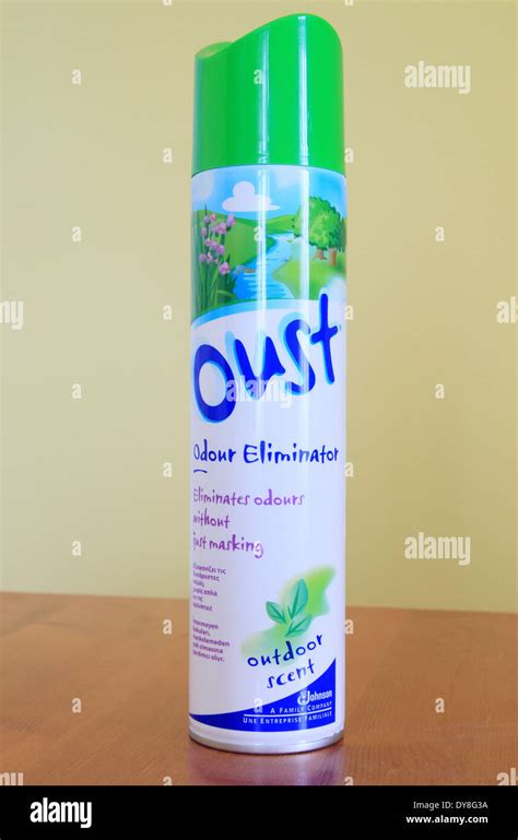 Oust Odour Eliminator Spray Can Stock Photo - Alamy