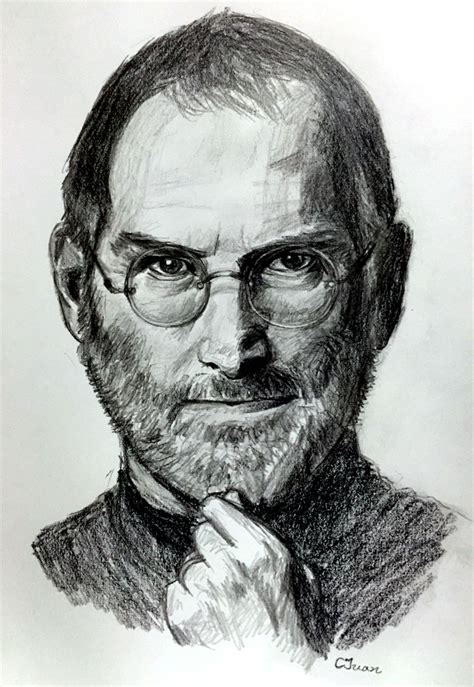 #steve #jobs #sketch | Drawing people, Sketches of people, Famous people