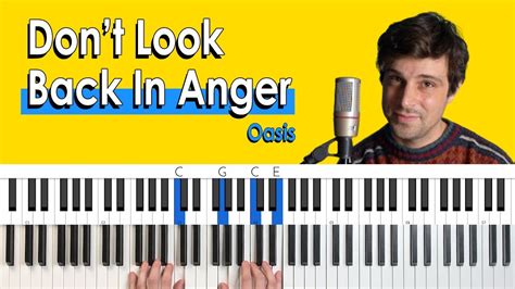 How To Play “Don't Look Back In Anger” by Oasis [Piano Tutorial/Chords ...