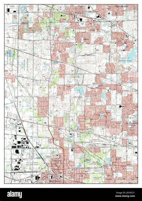 West Chicago, Illinois, map 1993, 1:24000, United States of America by ...