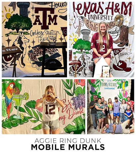 Aggie Ring Dunk Banner Mobile Mural Ring Dunk Photo Op Ring Dunk ...