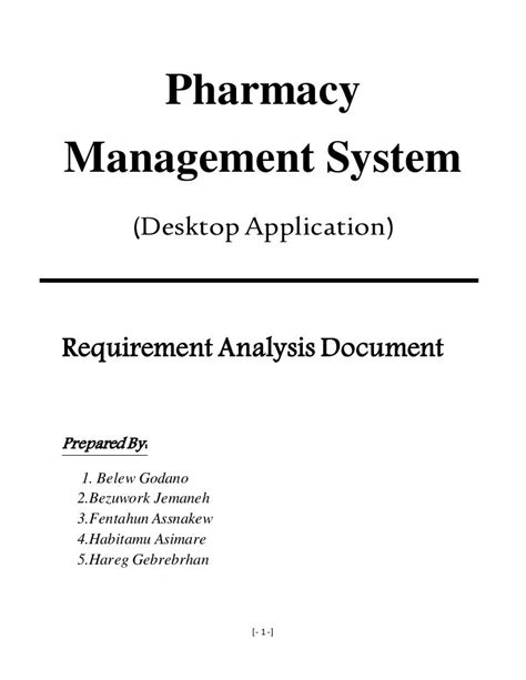 Uml Diagram For Pharmacy Management System