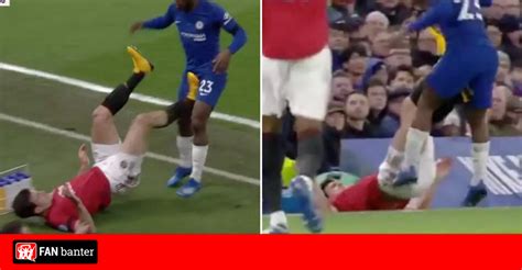 VIDEO: Harry Maguire somehow escapes red card for challenge on Michy ...