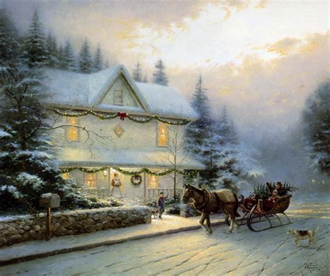 Thomas Kinkade Christmas - Christmas Photo (40841953) - Fanpop