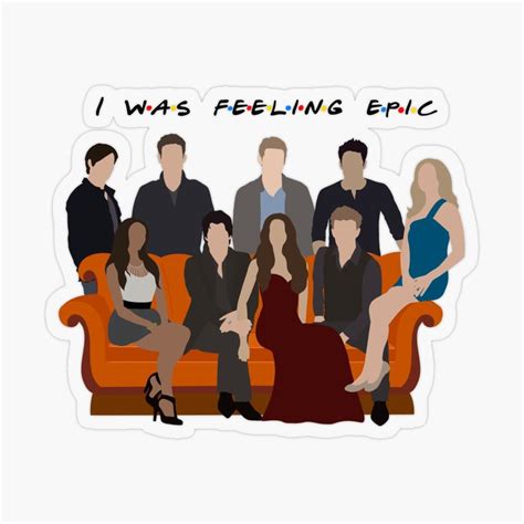 I was feeling epic salvatore sticker Sticker by Rachel Morgan in 2021 ...