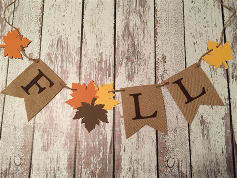 Fall fall banner autumn autumn banner banner harvest | Etsy | Fall banner, Burlap banner, Banner