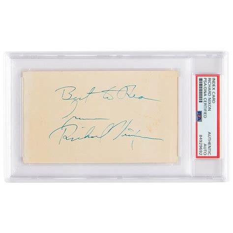 Richard Nixon Signature for sale at auction on 16th August | Bidsquare