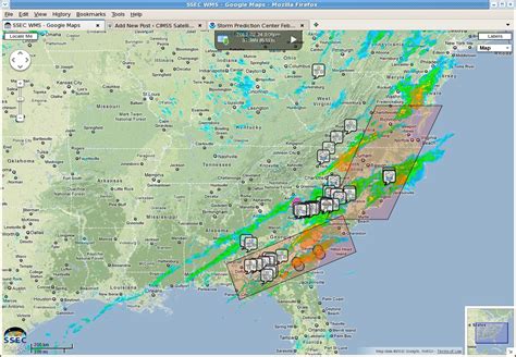 Weather Map East Coast - California southern Map