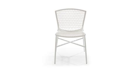 Sala White Dining Chair | White dining chairs, Wicker dining chairs ...