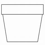 Easy Flower Pot coloring Page  Download Print Or Color Online For Free sketch template