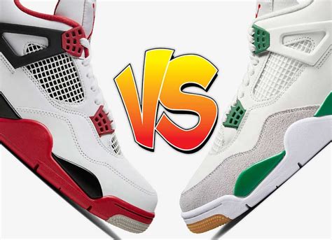 Air Jordan 4 Fire Red vs Nike SB x Air Jordan 4 Comparison | SBD