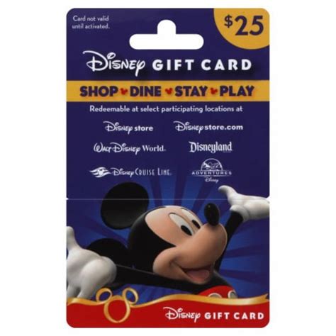 Disney $25 Gift Card, 1 ct - Kroger