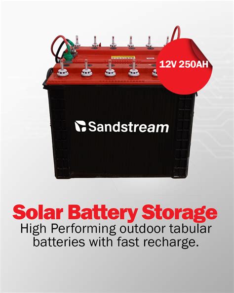 Solar Storage Battery - Sandstream