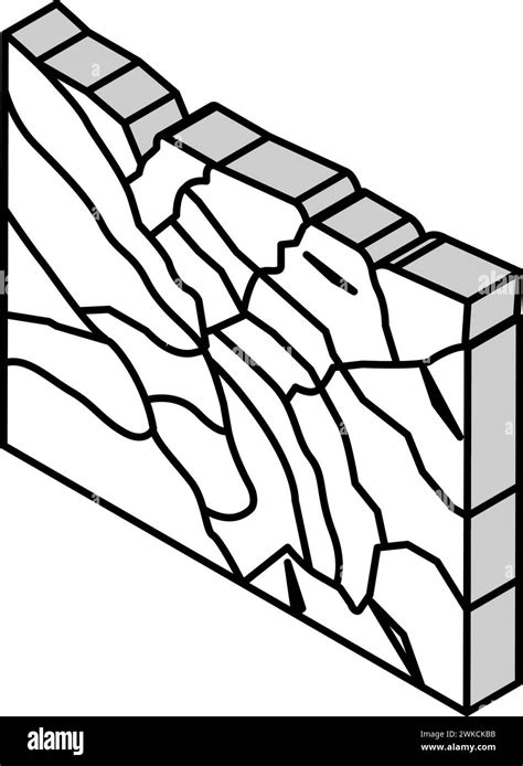 grand canyon isometric icon vector illustration Stock Vector Image & Art - Alamy