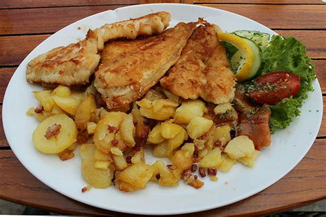 Pan Fried Pickerel Fillets with Lemon and Herb Butter - Game & Fish