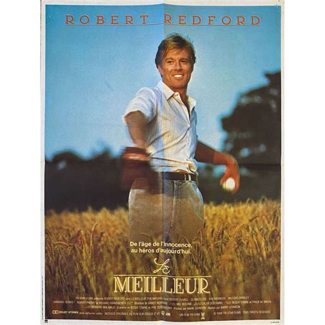 THE NATURAL French Movie Poster - 15x21 in. - 1984