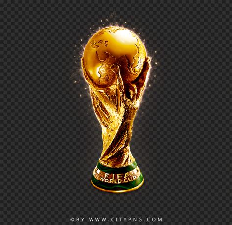 Fifa World Cup Trophy With Glowing Effect HD PNG | Citypng