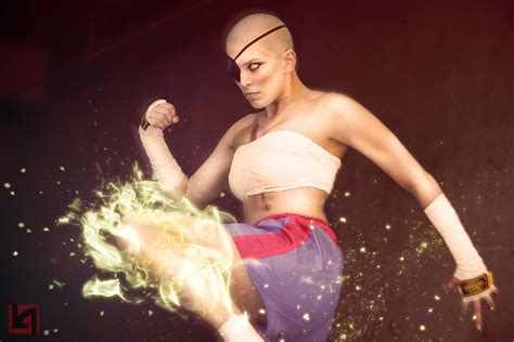 STREET FIGHTER: Miss Sinister Delivers a Fantastic Sagat Cosplay ...