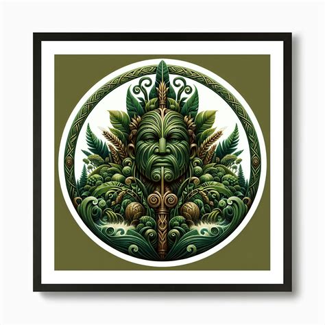 Artiphoria Rongo Maori God Of C (3) Art Print by Ariki Intelligence - Fy