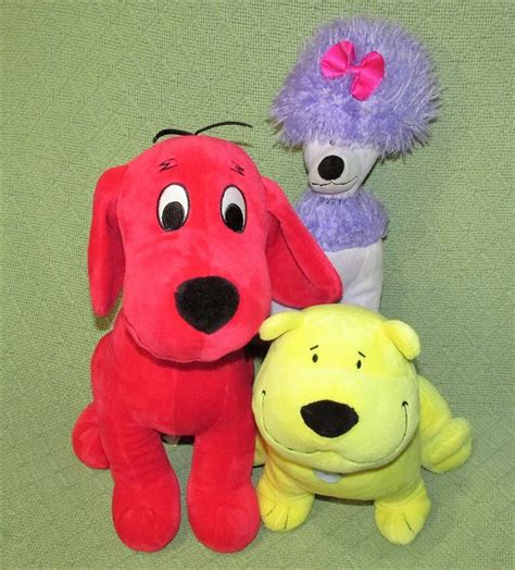 Kohl's CLIFFORD the Big Red Dog Lot CLEO T BONE Plush Stuffed Animals Toys Set #Kohls | Pet toys ...