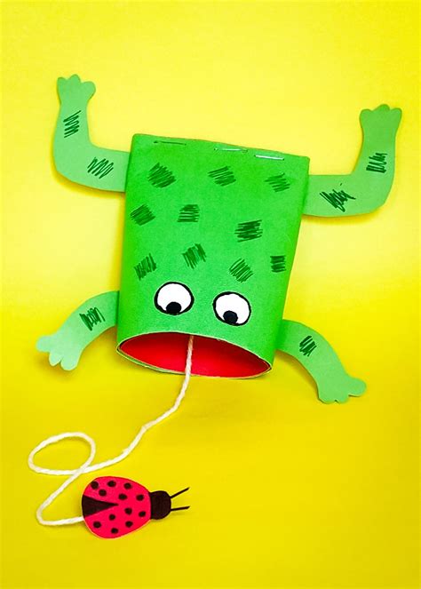 Toilet Paper Roll Frog Craft - Easy Craft - Kids Activity Zone