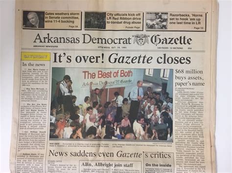 Dueling News: History of the Arkansas Democrat-Gazette - Only In Arkansas